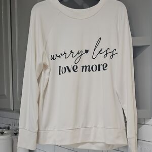 Maurices Cream Graphic Sweatshirt